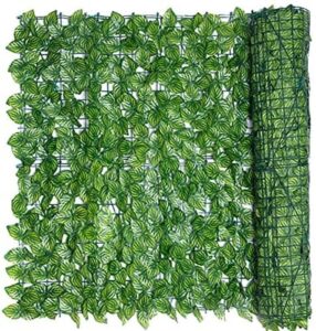 teshy grass backdrop wall faux hedges ivy privacy fence, outdoor apartment balcony patio porch deck wall backdrop decor for outdoor garden privacy protection (color : green, size : 1x10m)