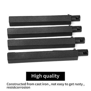 Cast Iron Grill Burner Tube Pipe Kit Gas Grill Replacement Parts for Jennair 720-0061, 720-0062, 720-0063, Nexgrill 720-0671, 720-0165, Charbroil Gas Grill Models, (3-Pack)