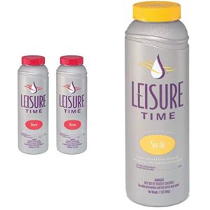 leisure time renu2-02 renew non-chlorine shock for spas and hot tubs, 2.2-pounds, 2-pack & 22339a spa up balancer for hot tubs, 2 lbs