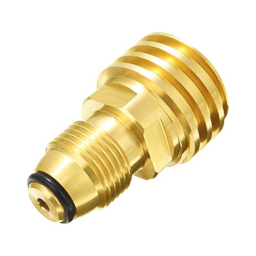 Joywayus Propane Tank Adapters Converts LP Tank POL Service Valve to QCC1 Brass Solid Universal Fit (Type 1)