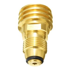 Joywayus Propane Tank Adapters Converts LP Tank POL Service Valve to QCC1 Brass Solid Universal Fit (Type 1)