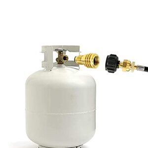 Joywayus Propane Tank Adapters Converts LP Tank POL Service Valve to QCC1 Brass Solid Universal Fit (Type 1)