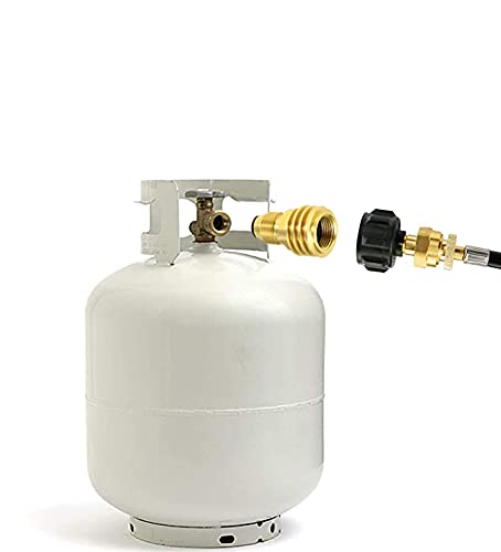 Joywayus Propane Tank Adapters Converts LP Tank POL Service Valve to QCC1 Brass Solid Universal Fit (Type 1)