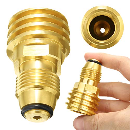 Joywayus Propane Tank Adapters Converts LP Tank POL Service Valve to QCC1 Brass Solid Universal Fit (Type 1)