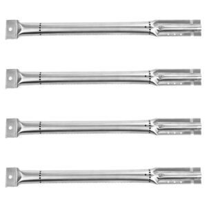 shinestar 14 3/8 inch grill burner replacement for charbroil 463420509, nexgrill 720-0691a, 720-0718n, 720-0778a and more, stainless steel, 4-pack