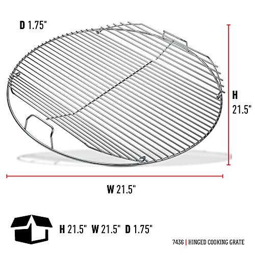 Weber Hinged Cooking Grate for 22” Charcoal Grill