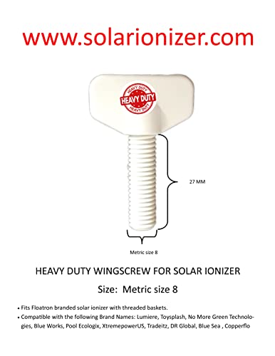 www.solarionizer.com Replacement Anode Guaranteed to fit Remington Solar (See Image 3) | Anode Dimensions (See Image 2) | Free: 1 Wing Screw and 1 Basket