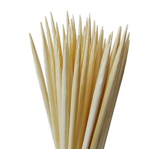 ustace natural bamboo skewers 200pcs 6” for bbq,fruit skewers, grilling kabob skewers,grilled corn,marshmallow,chocolate fountain and party.Φ=3mm(6 inch) (a240)