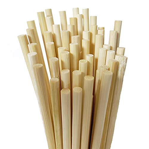 Ustace Natural Bamboo Skewers 200pcs 6'' for BBQ,Fruit Skewers, Grilling Kabob Skewers,Grilled Corn,Marshmallow,Chocolate Fountain and Party.Φ=3mm(6 inch) (A240)