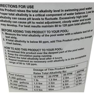 Pool Solutions Swimming Pool Total Water Alkalinity Plus Increaser 25LB P36025DE