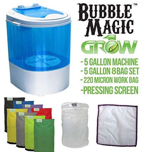 5 Gallon Bubble Magic Washing Machine + Ice Hash Extraction 8 Bags Kit GROW1