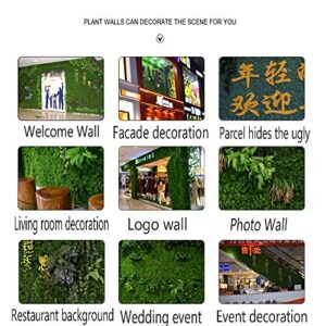 YNFNGXU Artificial Plant Wall Anti-Ultraviolet Protection Privacy Hedge Hedge Beautify Garden Fence Home Decoration Privacy Screen 60 X 40cm (Color : C)
