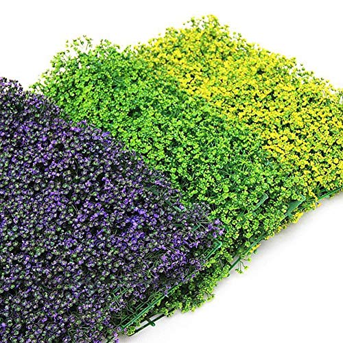 YNFNGXU Artificial Plant Wall Anti-Ultraviolet Protection Privacy Hedge Hedge Beautify Garden Fence Home Decoration Privacy Screen 60 X 40cm (Color : C)