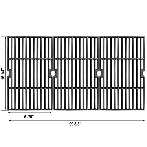 Uniflasy Grill Kits for DynaGlo DGF510SBP, DGF510SSP, DGF510SSP-D,Heat Plate and Cooking Grate for Backyard BY13-101-001-13, GBC1460W, GBC1461W, GBC1462W, GBC1059WB, BH13-101-099-01, BH14-101-099-01