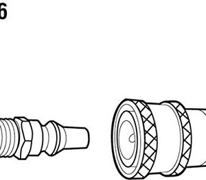 Mr. Heater Propane or Natural Gas 1/4 Quick Connector Set and Excess Flow Plug