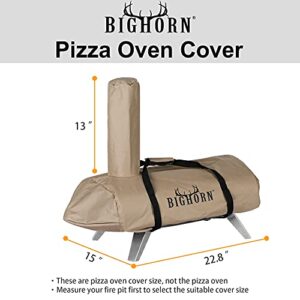 BIG HORN OUTDOORS Pizza Oven Wood Pellet Grill Cover