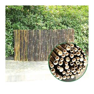 gdming garden privacy fencing screening roll 100% blockage exterior windscreen rainproof for terrace deck patio porch restaurant cafe bamboo, 2 colors, 12 sizes (color : brown, size : 1.2x3m)