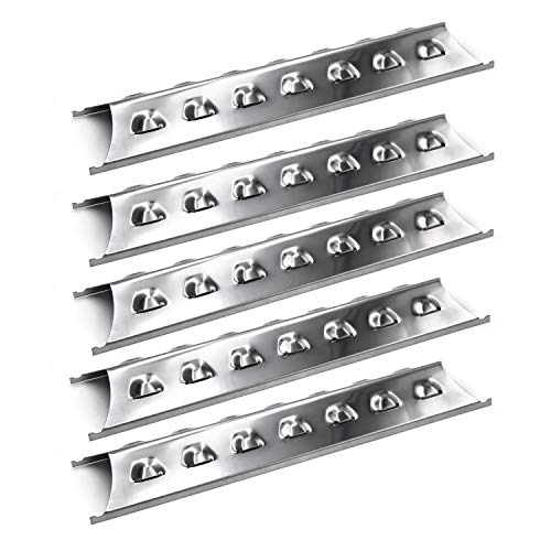 Hongso SPE181 (5-Pack) Stainless Steel Heat Plate, Heat Shield, Heat Tent, Burner Cover, Vaporizor Bar, and Flavorizer Bar Replacement for Select Gas Grill Models by Brinkmann, Charmglow and Others