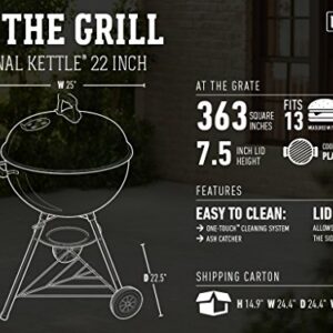 Weber Original Kettle 22-Inch Charcoal Grill