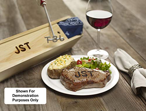 BBQ Fans Marines Branding Iron for Steak, Buns, Wood & Leather