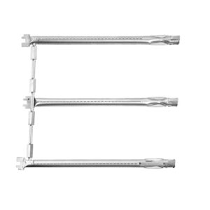 X Home 69787 Grill Burner Tubes Replacement for Weber Spirit & Spirit II 300 Series, Spirit II E-310 Grill with Front Control, Heavy Stainless Steel, 18-Inch