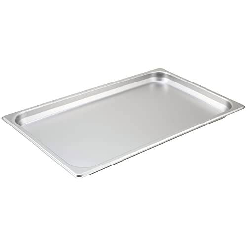 Winco SPF1 1-1/4-Inch Pan, Full,Stainless Steel,Medium