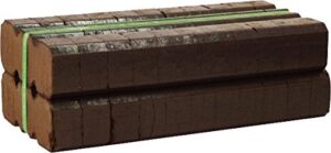 bord na mona irish peat briquettes (20-22 fire logs), brown