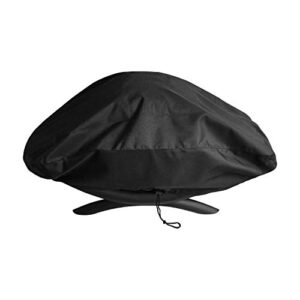unicook waterproof portable grill cover for weber q2000, q200 series and baby q gas grill, compared to weber 7111, all weather protection, black