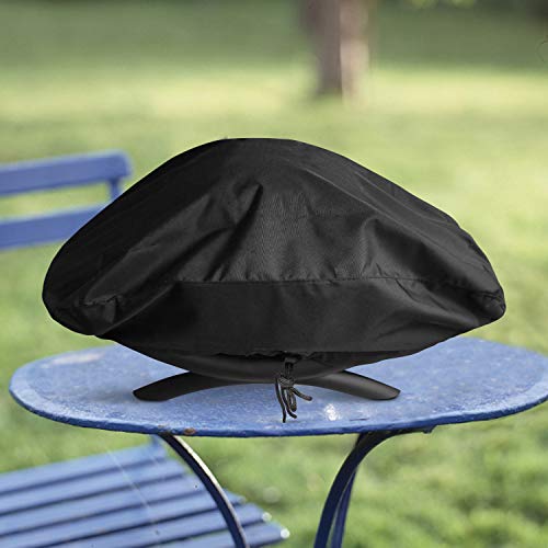 Unicook Waterproof Portable Grill Cover for Weber Q2000, Q200 Series and Baby Q Gas Grill, Compared to Weber 7111, All Weather Protection, Black