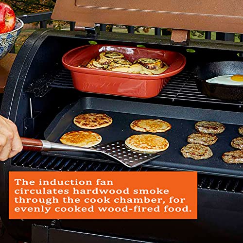 FCCUM Grill Induction Fan Kit Compatible with Pit Boss & Traeger & Camp Chef Wood Pellet Grills, Replace OEM Combustion Fan Part