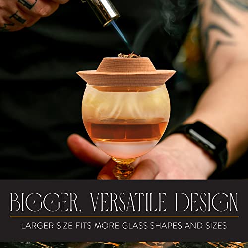 Cocktail Smoker Kit with Torch Bourbon Smoker Kit for Drinks & Wood Chips Spoon Brush Infuse Bar Smoker for Old Fashioned Cocktails Whiskey Smoker for Meat Whiskey Gifts for Men and Women