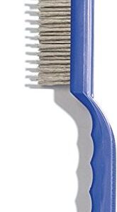 SPARTA 4067200 Flo-Pac Plastic Kitchen Brush, Grill Cleaning Brush, Griddle Brush With Scraper For Kitchen, Restaurant, Home , 11.375 Inches, Blue