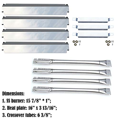 Direct Store Parts Kit DG100 Replacement for Charbroil Gas Grill Burners, Heat Plates and Crossover Tubes