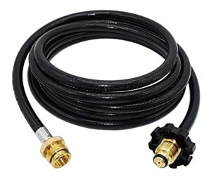dozyant 12ft propane hose extension, propane hose adapter 1lb to 20lb, propane converter hose for propane heater, tabletop grill and more 1lb portable appliance