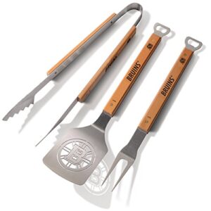 youthefan nhl boston bruins classic series 3-piece bbq set