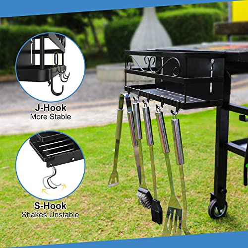 Grill Caddy | GDNEASE Blackstone Grilling Accessories | Removable BBQ Caddy for 28"/36" Blackstone Spatula Tool Holder | Blackstone Caddy for Griddle | Griddle Caddy Tool-Free & Easy to Install