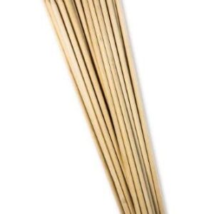 Perfect Stix Wooden Semi-Pointed Corn Dog Stick, 12" Skewer x 1/4" Semi Point (Pack of 125)