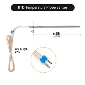 Stanbroil Replacement for Traeger Digital Controller Kit, Upgraded BBQ Temperature Controller with 7" RTD Temperature Sensor Probe Fit for Traeger Pellet Grills