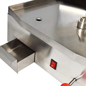 YOOYIST 3 Burners Shawarma Doner Kebab Machine Grill Gyro Automatic Vertical Broiler