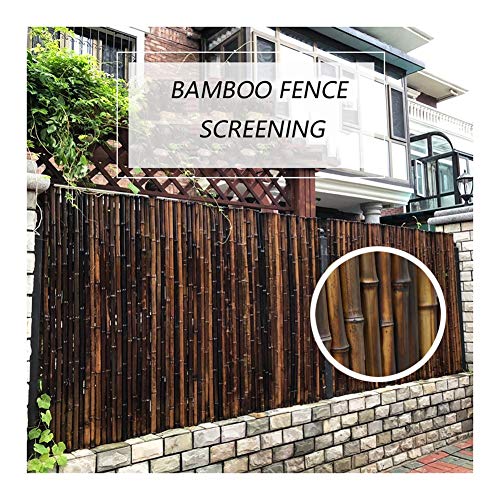 GDMING 2020 Update Bamboo Garden Fencing Screening Roll Outdoor UV Fade Protected Garden Antiseptic Privacy Screen Retro Decorative Courtyard Partition, 2 Colors, 12 Sizes