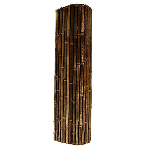 GDMING 2020 Update Bamboo Garden Fencing Screening Roll Outdoor UV Fade Protected Garden Antiseptic Privacy Screen Retro Decorative Courtyard Partition, 2 Colors, 12 Sizes