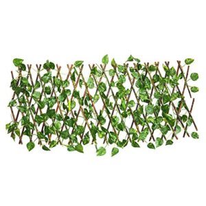 qilin 70cm artificial garden plant fence uv protected privacy screen outdoor indoor use garden fence backyard home decor greenery wall