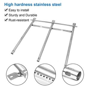 Uniflasy Replacement Kit for Sonoma CGR27, CGR27LP, CGR30, CGR30LP Gas Grill, Include Stainless Steel Burner, Stainless Steel Heat Plates Tent