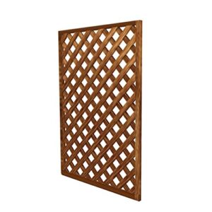 JHZWHJ Garden Fence Privacy Screen Wooden Fence Courtyard guardrail Grid Decoration Pet Fence (Size : 90x120cm)