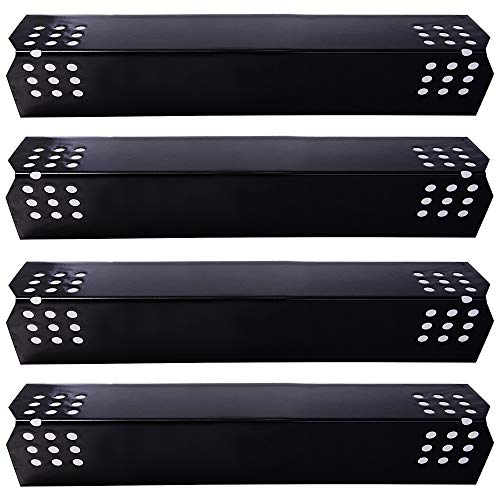 Votenli P9737A (4-Pack) Porcelain Steel Heat Plate Replacement for Grill Master 720-0697, 720-0737,7200697,Nexgrill 720-0830H, 720-0830D,Nexgrill 720-0783C, 720-0783E (14 9/16 x 3 3/8)