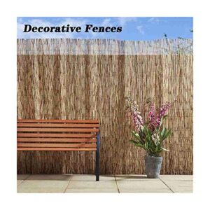 gdming garden reed fence natural screening roll privacy fencing panel wind sun protection border outdoor patio decorative, 18 sizes (color : a, size : 120x200cm)