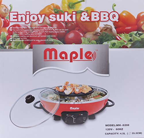 Maple Hot Pots (Maple Enjoy Suki Hot Pot Shabu with BBQ Grill)