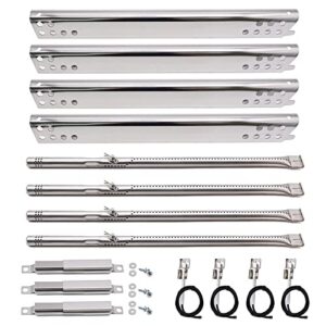 yiming grill replacement parts for char-broil performance 475 4 burner 463347017, 463335517, 463342119, 463276517, 463244819 grill models, heat plates, burners, carryover tubes & igniters replacement