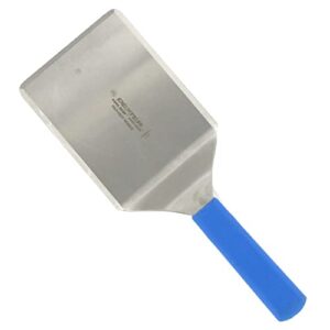 dexter russell high heat 6 x 5″ s/s turner w/blue handle