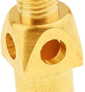 Joywayus Brass Propane Gas Jet Tips for 10,20,32 Tips Cast Iron Burner Propane Gas Burner Nozzle(Pack of 5)